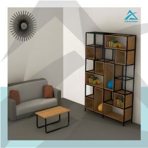 استند فلزی چوبی کد: 111009