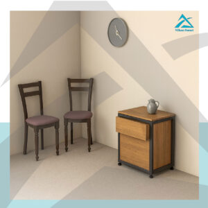 دراور چوبی فلزی کد: 111017