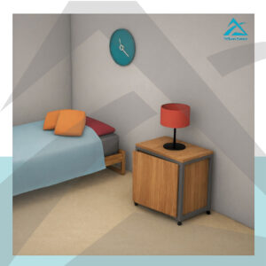 دراور چوبی فلزی کد: 111018