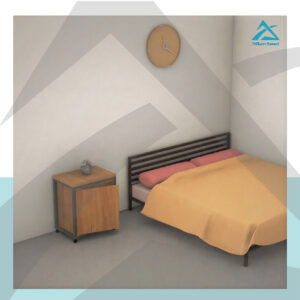 دراور چوبی فلزی کد: 111019